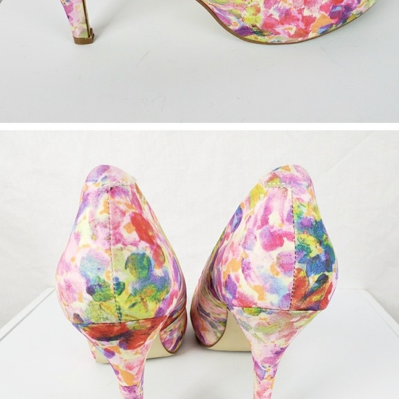 FINAL PRICE Madden Girl Floral Watercolor Heels - Picture 3 of 4